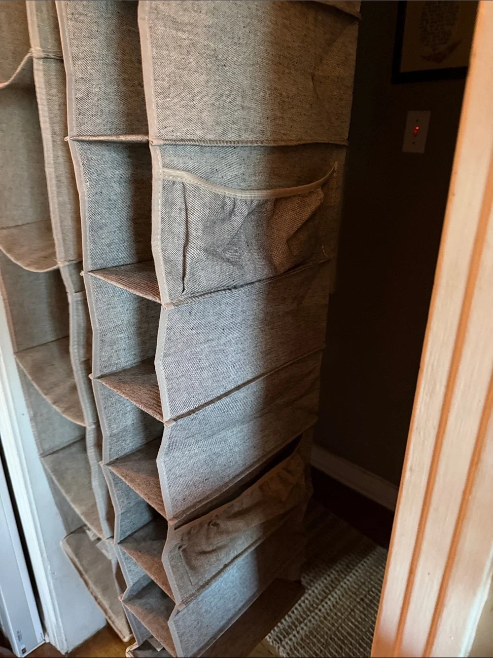 Better Homes And Gardens Beige Hanging Closet Organizers - Dual Shelf Styles